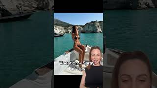 🚨 Going on vacation? STOP! 🚨 Don’t book that spray tan until you watch this! ✈️☀️