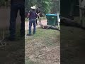 French Settlement Police Chief, Asst. Chief relocate alligator found in backyard