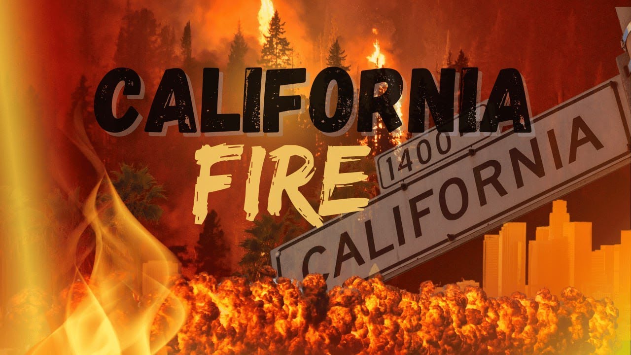 Emergency! Fire returns to California, Camarillo! Laguna Fire - YouTube