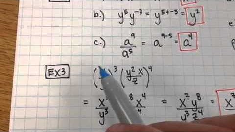 1.2 exponents and radicals