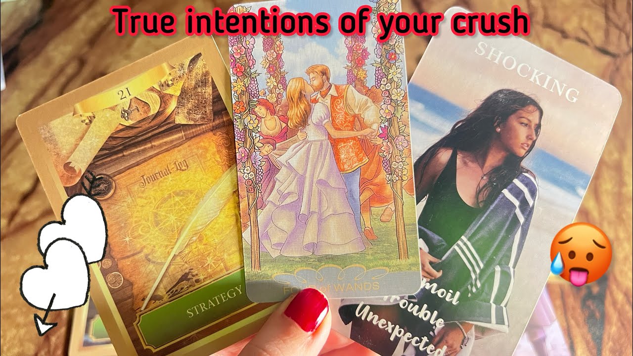 True intentions of your crush💞 Crush Current energy ️‍🔥Hindi tarot card ...