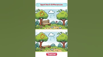Can You Find All 5 Differences⁉️ Part4️⃣ #shorts #SpotTheDifference