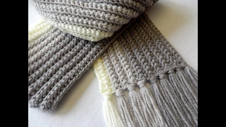 SUPER Easy and Fast Crochet Scarf | One Row Repeat