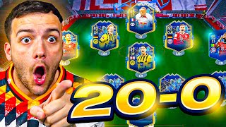 20-0 on FUT CHAMPS w/ BUNDESLIGA TOTS TEAM!!