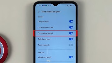 How to enable/disable Screenshot sound on Realme C15 Android 11