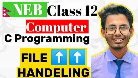File Handling  Class 12 fix Question