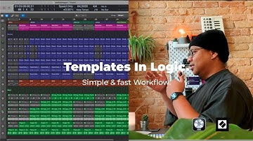 How to create a template in Logic Pro, simple & fast workflow.