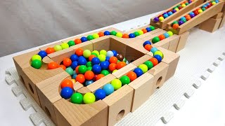 Marble Run ASMR☆Cubolo Marble Box & Colorful Balls Highlights!