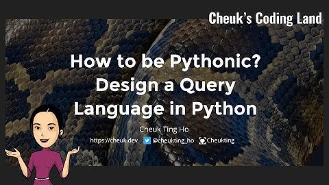 How to be Pythonic? Design a Query Language in Python