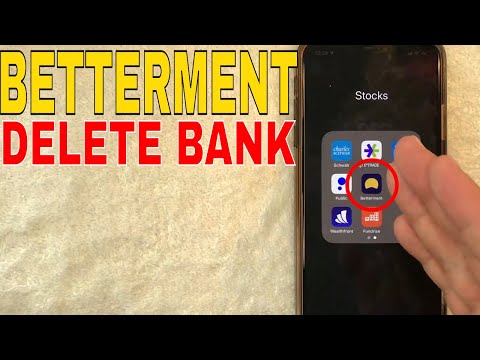 🔴 How To Remove Delete Bank Account From Betterment 🔴