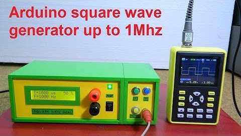 Arduino square wave generator up to 1Mhz