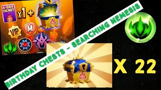 Monster Legends - 22 Birthday Chests Opening And Searching Nemesis Monsters