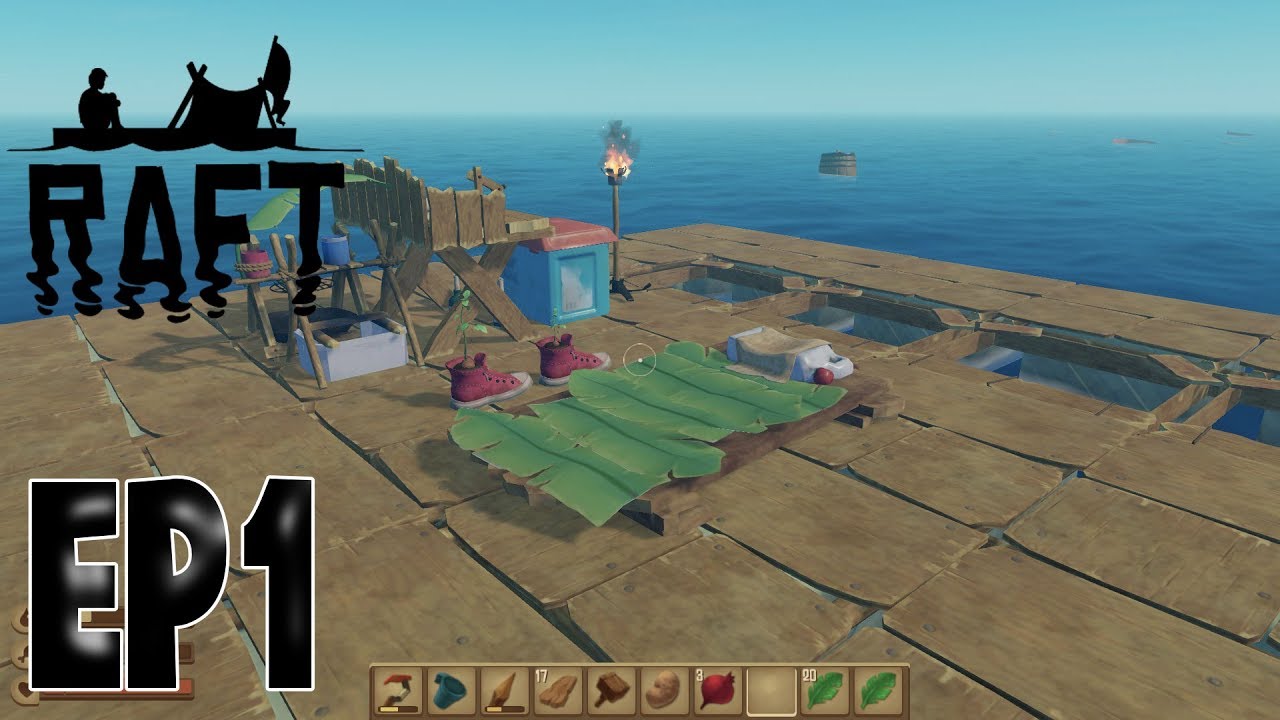 Cowboy Plays Raft | Don't Look At The Shark | Episode 1 - YouTube