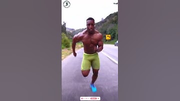 Bodybuilder Running In Road #shorts #bodybuilding #bodybuilder #running #road #ncs