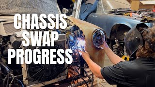 CHASSIS SWAPPED 1959 Mercedes. Completed Air Ride and More!