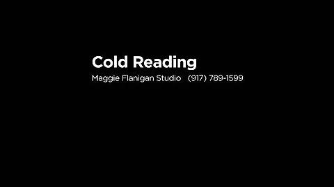 Cold Reading Class | Cold Reading Auditions | 917-789-1599
