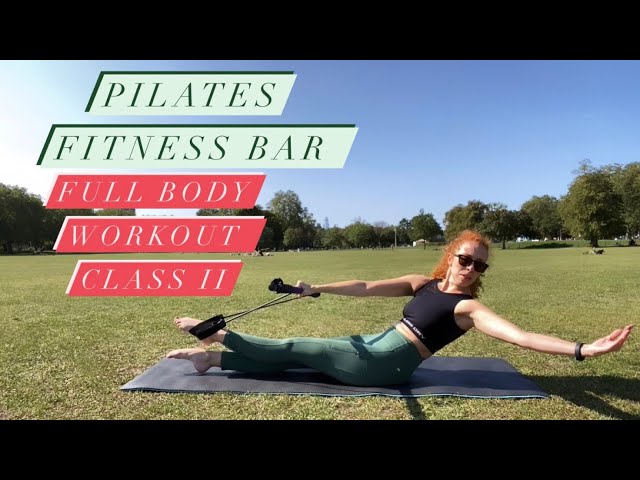 Full body Pilates workout with Pilates bar 