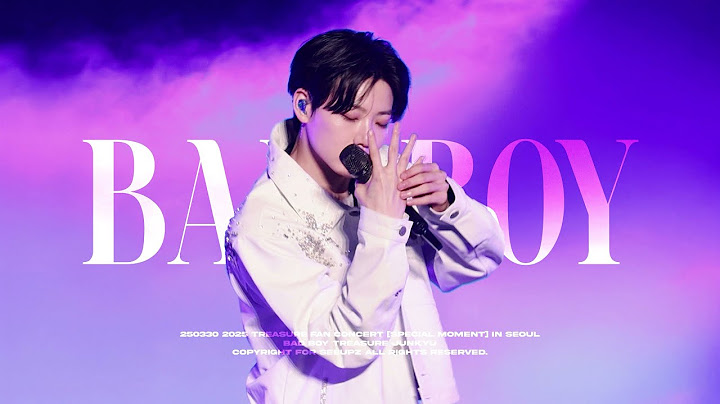 [4K] 트레저 준규 직캠 - BAD BOY (JUNKYU FOCUS FANCAM)@2025 TREASURE FAN CONCERT [SPECIAL MOMENT]