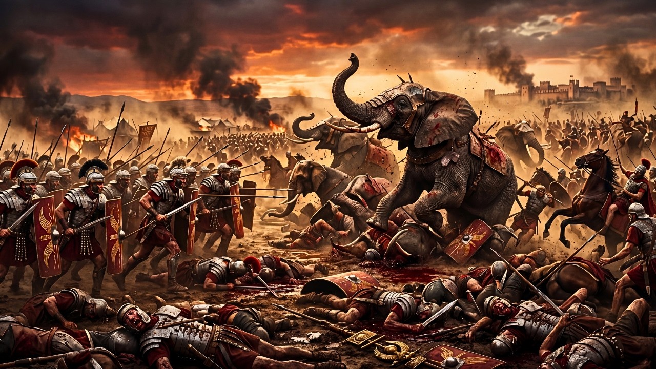 Tapso El MASSACRE de Tapso: Así los ROMANOS aniquilaron a 50.000 POMPEYANOS ...