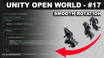 Unity Open World #17 - Smooth Rotation Towards Movement Direction
