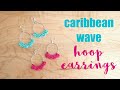 How to Crochet the Caribbean Wave Hoop Earrings