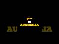🇦🇺 P*** IN AUSTRALIA