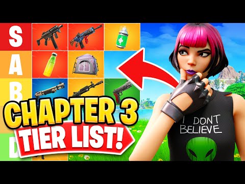 Ranking EVERY Weapon & Item in Fortnite Chapter 3!