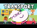 How do you go to school transportation song wormhole english  songs for kids