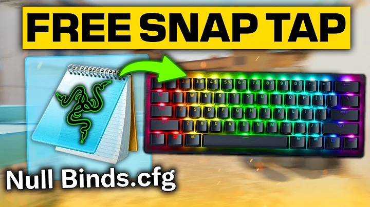 How to Get Razer Snap Tap on ANY Keyboard in CS2 - Null Binds