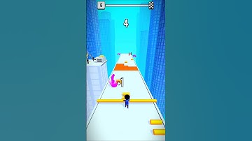 Roof Rails Level 6 - Can I Survive This? 😂🤣 EPIC FAIL & WIN! 🔥 #funny #ytshorts #gaming #shorts