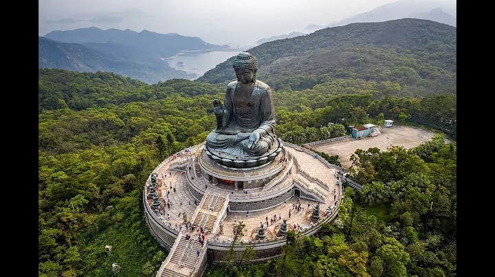 Tian Tan Buddha-Big Buddha Hong Kong by drone 4k - DayDayNews