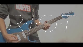 Video thumbnail of "【バンドリ】 R・I・O・T　おたえギターで弾いてみた 【ライオット】"