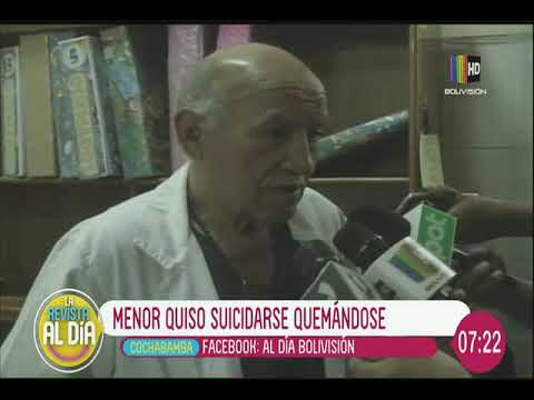 Menor intentó suicidarse prendiéndose fuego informaciones diario
