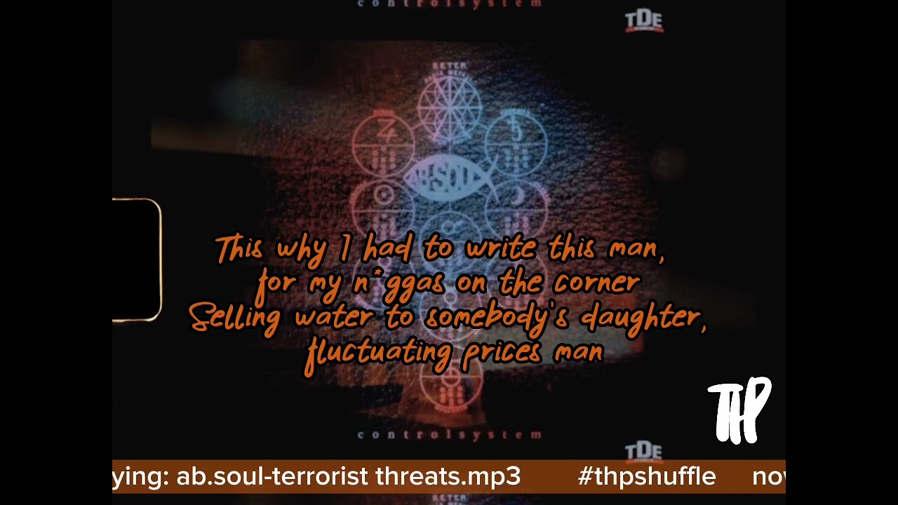 Ab Soul - Terrorist Threats Lyric Video