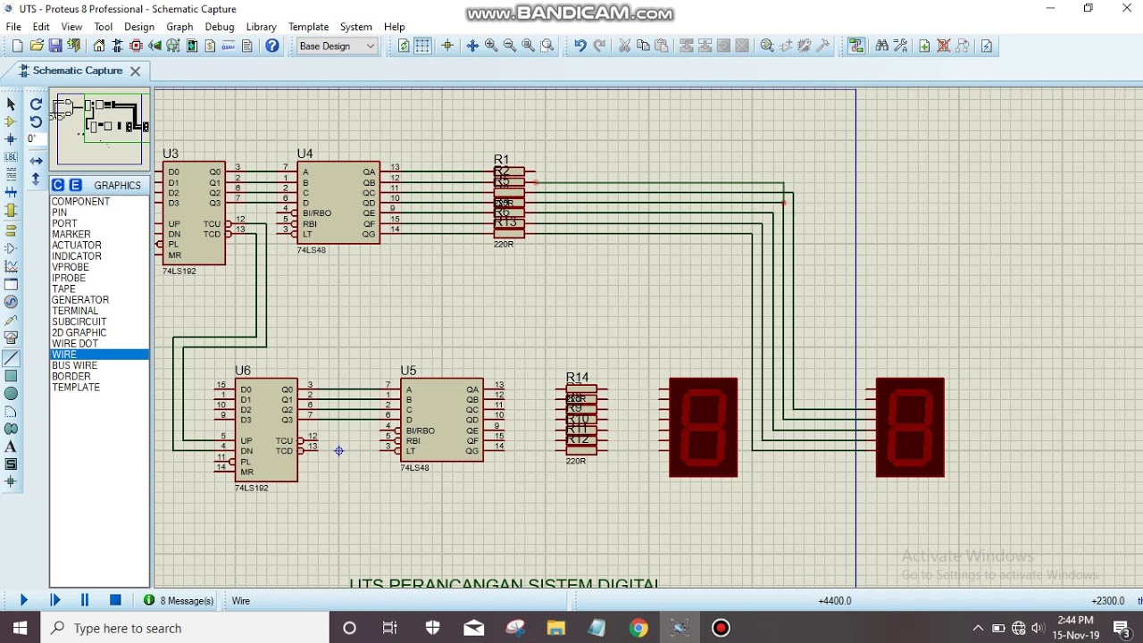 Tutorial Membuat Rangkaian Counter Up 7 SEGMENT dengan Proteus - YouTube