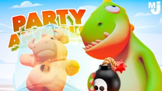 УГАРАЕМ в Party Animals - ДЖОН СИНА против НЕО, КАРТА из GANG BEASTS