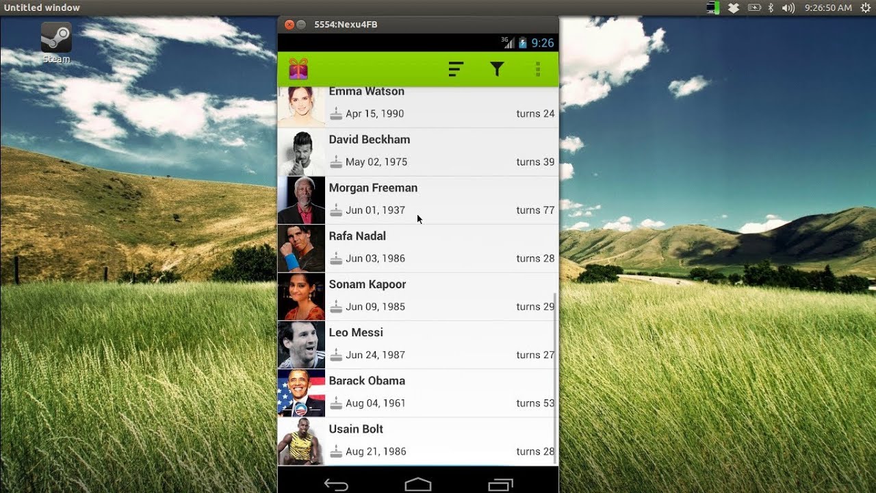 Birthday Reminder Android Application