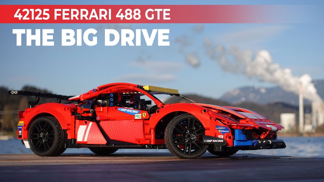 The Big Drive: 42125 Ferrari 488 Gte With #Buwizz Motors And Buwizz 3.0 Pro  - Youtube