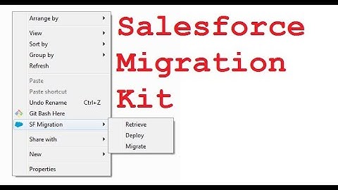 Salesforce Migration Kit : Salesforce Deployments made easier