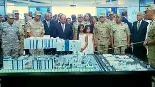 الرئيس السيسي يفتتح مستشفى المنوفية العسكري