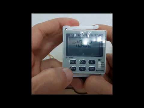 Autonics Yearly /Weekly Timer  LE365S-41  : How to set yearly program