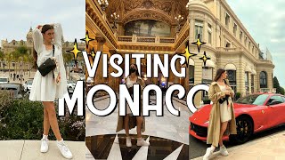 A trip to MONACO: visiting the Casino, Hotel de Paris, fancy car watching...*travel vlog pt.2*
