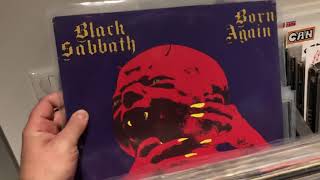 Black Sabbath vinyl records collection