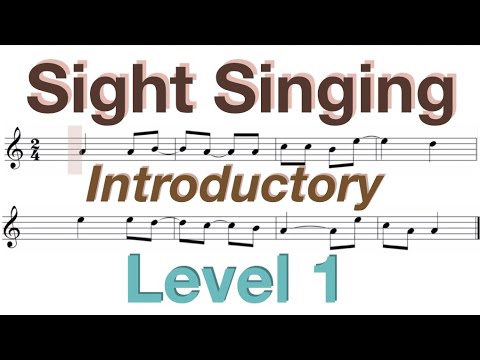 Sight Singing Exercise - Level 1