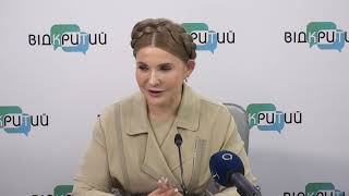 Голова політичної партії «ВО «Батьківщина» Юлія Тимошенко про війну, вибори та роботу парламенту