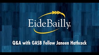 Q&A With GASB Fellow Janeen Hathcock