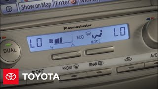 2011 Camry Hybrid How-To: ECO Heat/Cool | Toyota