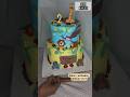 customised jungle theme |salem_winbakes #reels#cake #homemade #salem #shortsvideo #rainbowcake