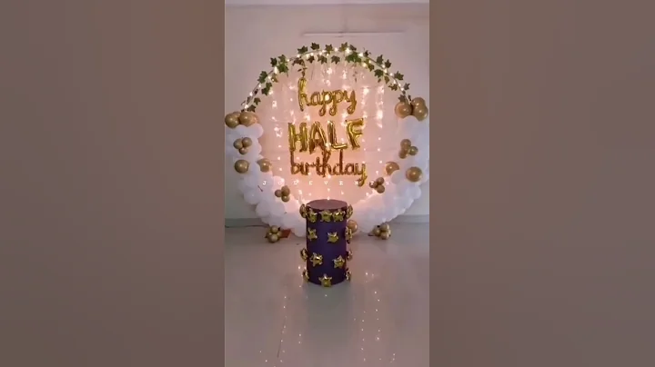 Birthday surprise decoration #balloondecoration #shorts