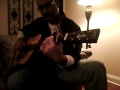 Sean orange original acoustic guitar 2